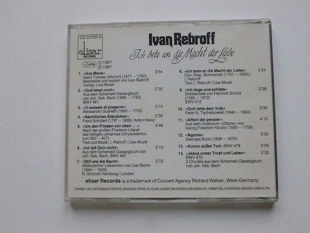 Ivan Rebroff - Ich bete an die Macht der Liebe