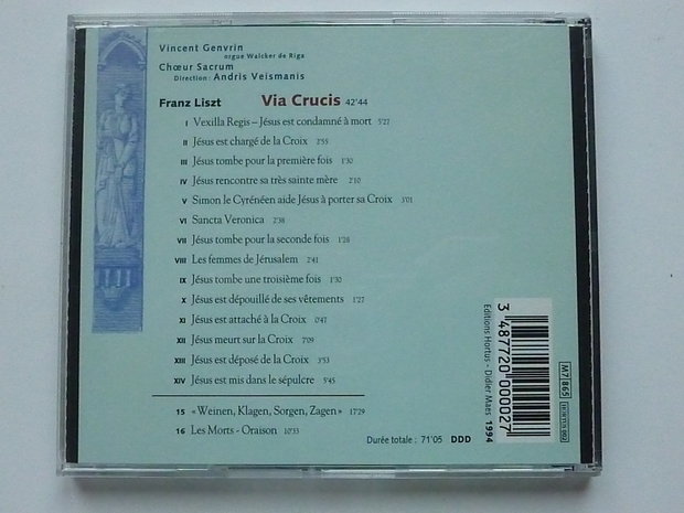 Franz Liszt - Via Crucis / Vincent Genvrin