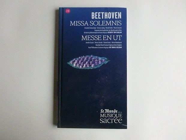 Beethoven - Missa Solemnis, H. von Karajan / Messe en ut, Sir. Thomas Beecham(2 CD)