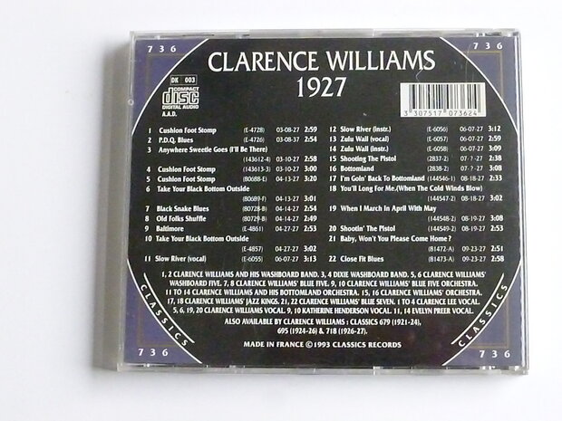 Clarence Williams - Classics 1927