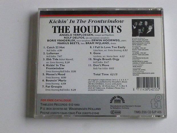 The Houdini's - Kickin' in the Frontwindow