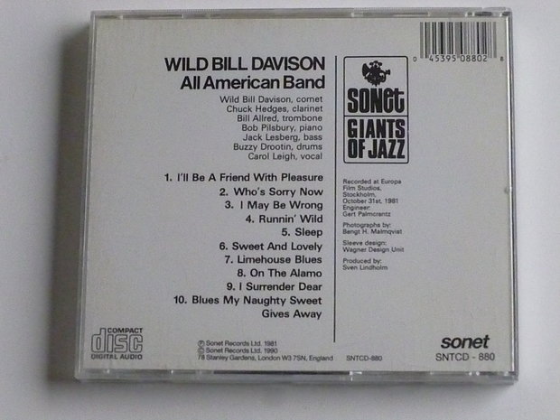 Wild Bill Davison - All American Band