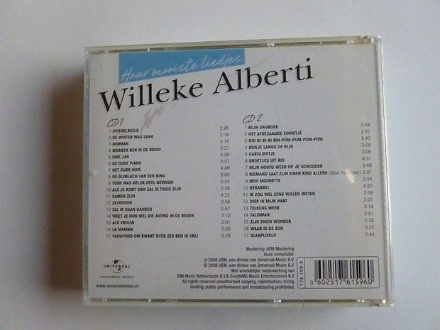 Willeke Alberti - Haar mooiste liedjes (2 CD)