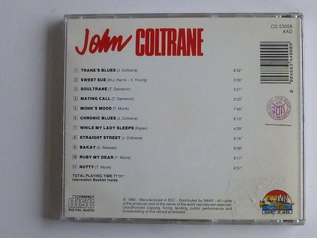 John Coltrane - Trane's Blues