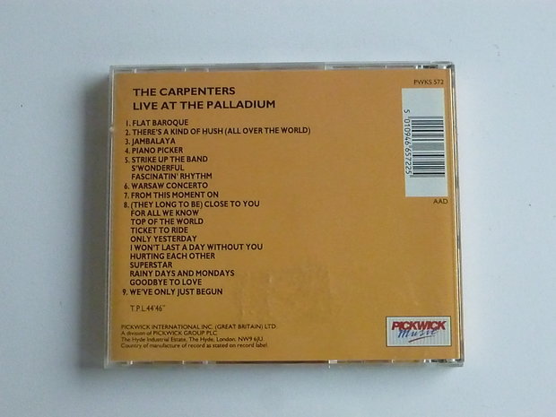 Carpenters - Live at the Palladium