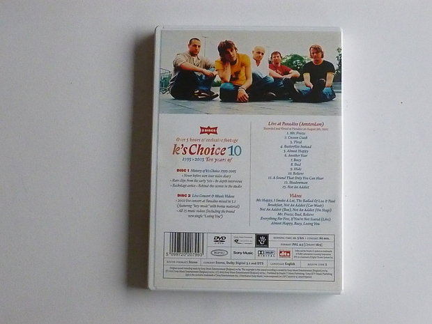 K's Choice 10 / 1993-2003 Ten years of ( 2 DVD)