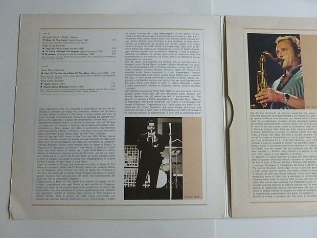 Stan Getz , Donald Byrd, Bobby Jaspar, Kenny Clarke - i giganti del Jazz (LP)