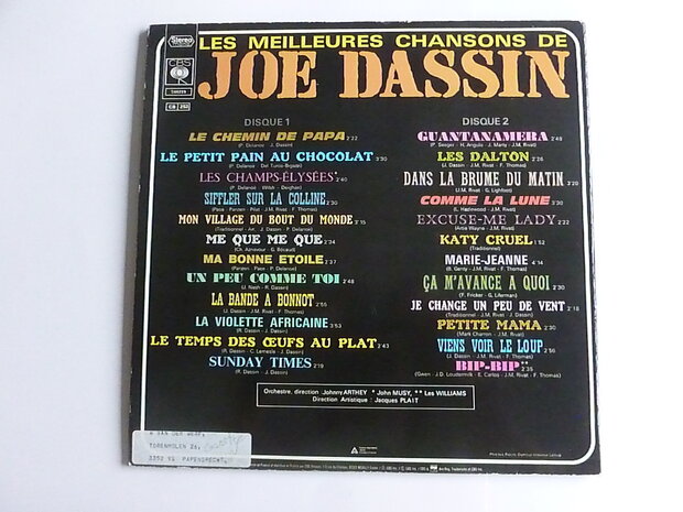 Joe Dassin - Les Meilleures Chansons de (2 LP)