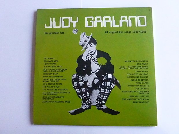 Judy Garland - Her Greatest Hits / 28 Original Live Songs (2 LP)