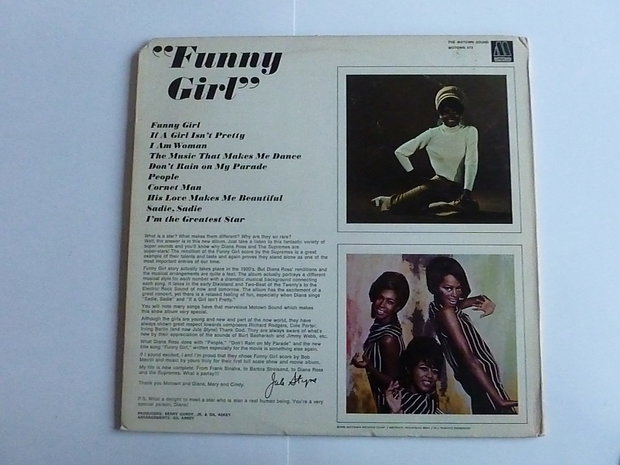 Diana Ross & the Supremes -sing and perform Funny Girl (LP)