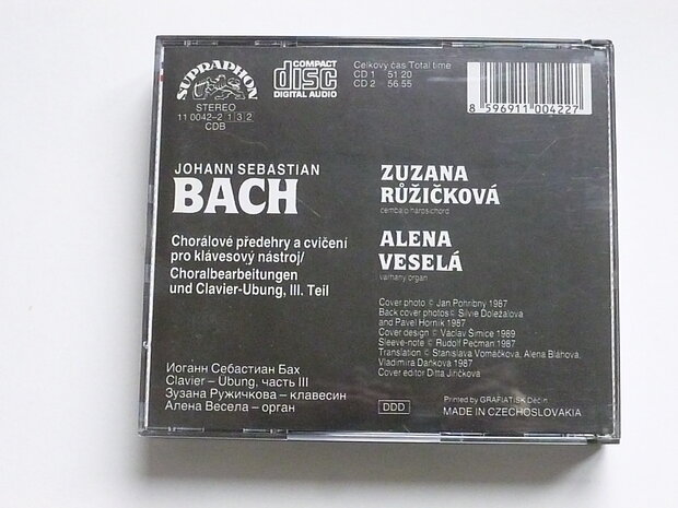 Bach - Clavier-Übung / Zuzana Ruzickova, Alena Vesela (2 CD)