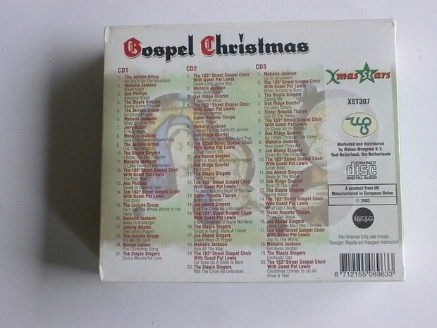 Gospel Christmas (3 CD) Nieuw
