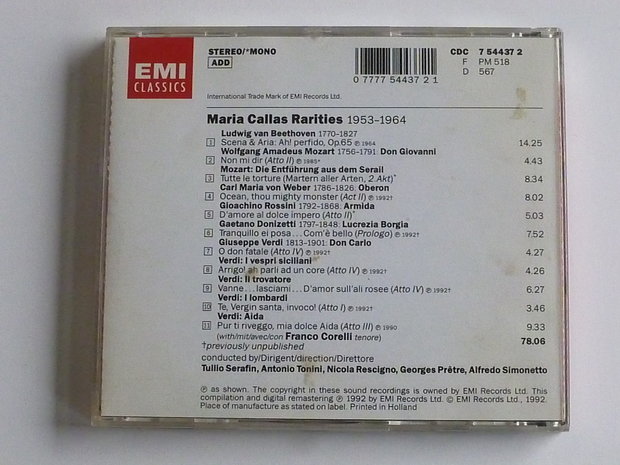 Maria Callas - Rarities 1953-1964