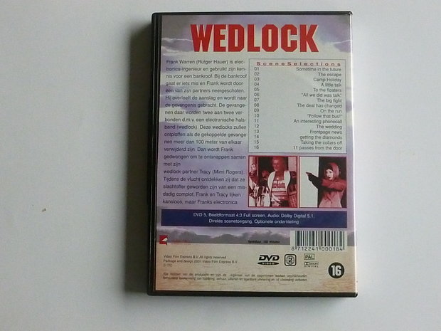 Wedlock - Rutger Hauer (DVD)