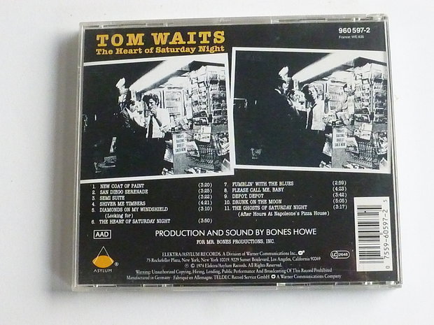 Tom Waits - The heart of saturday night