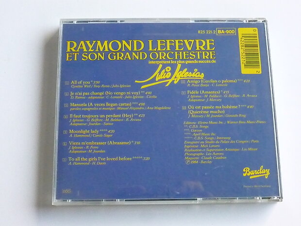 Raymond Lefevre et son grand orchestra - interpretent julio Iglesias