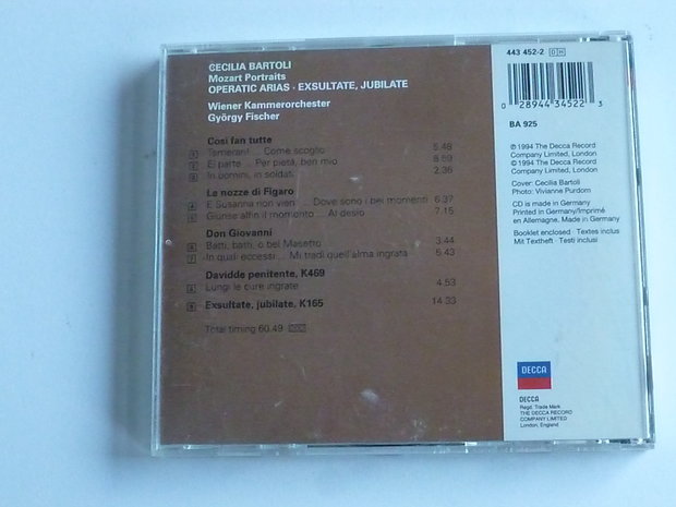 Cecilia Bartoli - Mozart Portaits