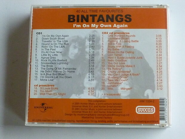Bintangs - I'm on my own / 40 All time favourites (2 CD)