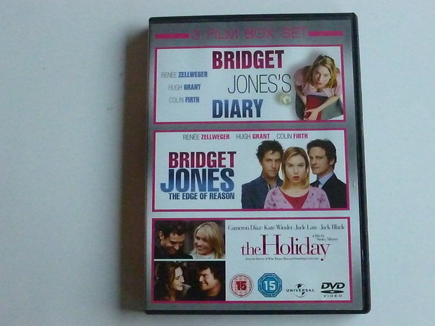 Bridget Jones's Diary, The Edge of reason, The Holiday (3 DVD)