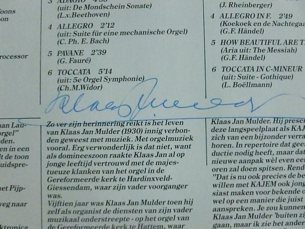 Kajem (Gesigneerd) LP