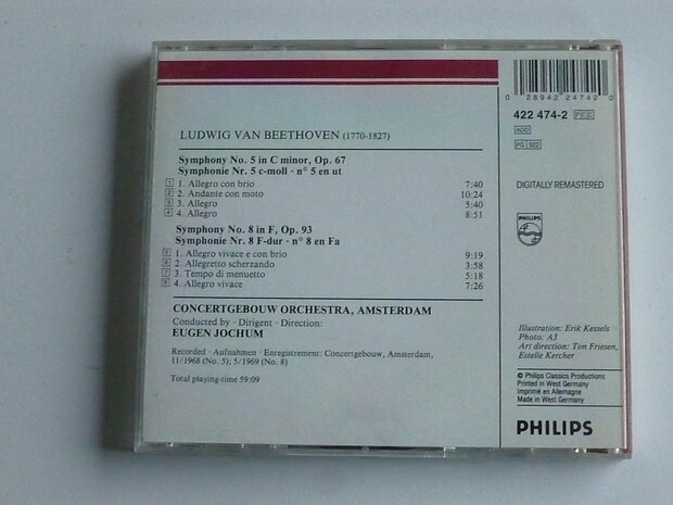 Beethoven - Symphony 5, 8 / Eugen Jochum