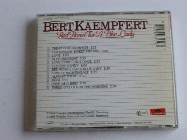 Bert Kaempfert - Red roses for a blue lady