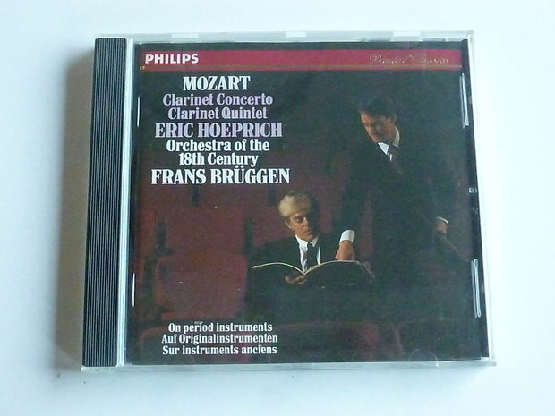 Mozart - Clarinet Concerto / Eric Hoeprich, Frans Brüggen