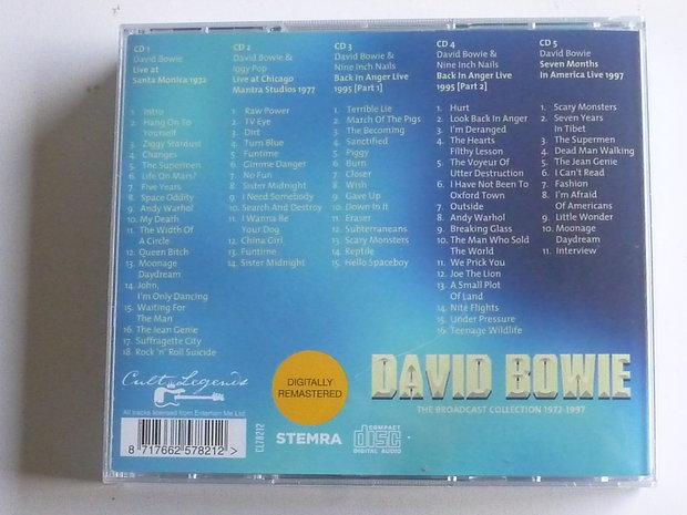David Bowie - The Broadcast Collection 1972 - 1997 (5 CD) Nieuw