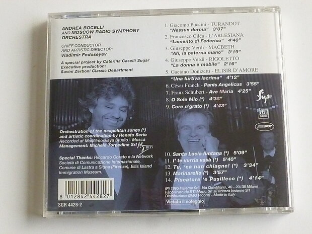 Andrea Bocelli - Viaggio Italiano (italy)