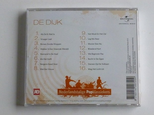 De Dijk - Nederlandstalige Popklassiekers (nieuw)