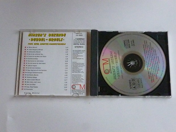 Hinzen's bekende dubbel Orgels - concert orgel gebr. Richter