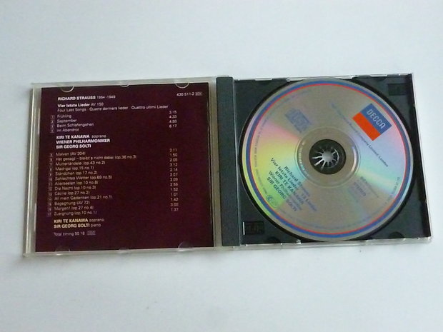 R. Strauss - Vier Letzte Lieder / Kiri te Kanawa , Solti