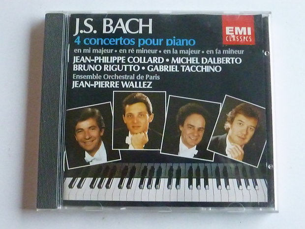 J.S. Bach - 4 Concertos pour piano / jean-pierre wallez