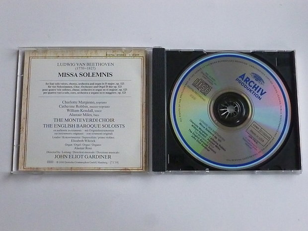 Beethoven - Missa Solemnis / John Eliot Gardiner (usa)