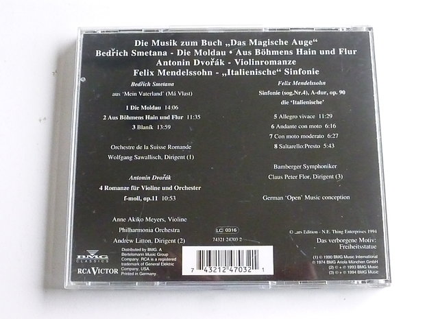 Die Musik zum Buch Das Magische Auge / Smetana, Dvorak, Mendelssohn