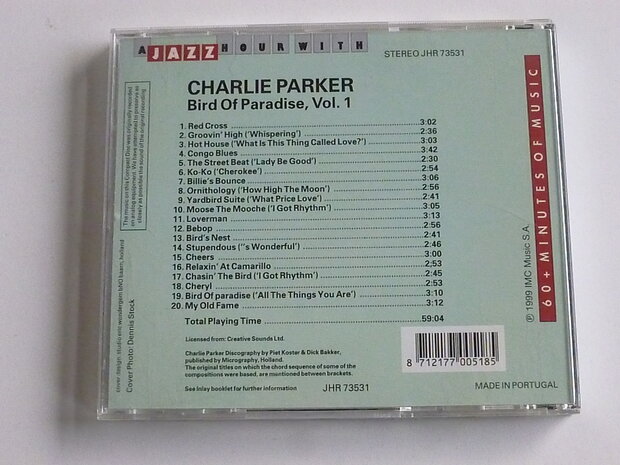 Charlie Parker - Bird of Paradise, vol.1