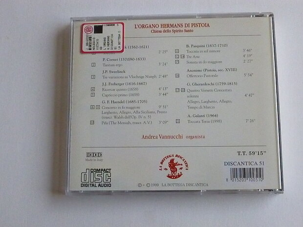 Andrea Vannucchi - L'Organo Hermans di Pistoia