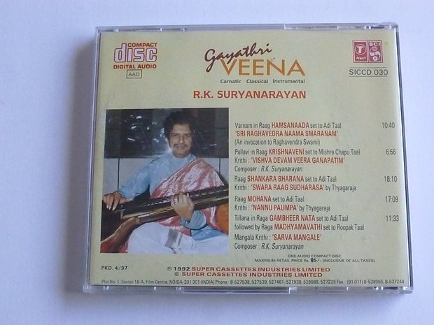 Gayathri Veena - Caranatic Classical Instrumental - R.K. Suryanarayan