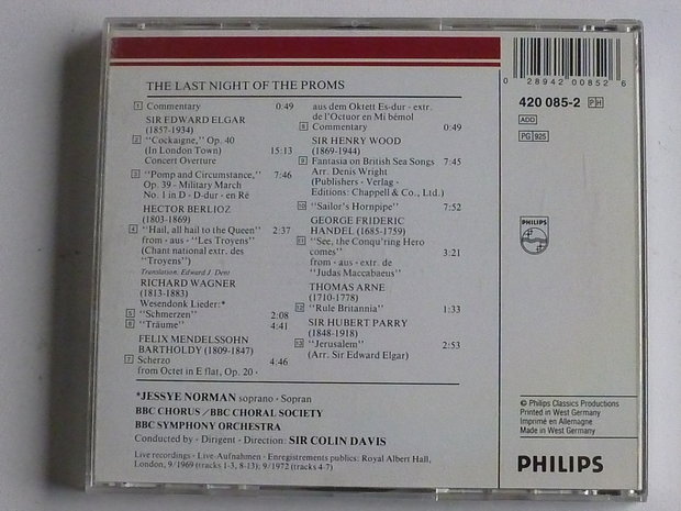 The Last Night of the Proms - Jessye Norman / Sir Colin Davis