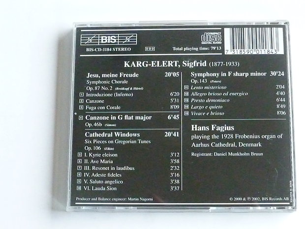 Sigfrid Karg-Elert - Cathedral Windows / Hans Fagius