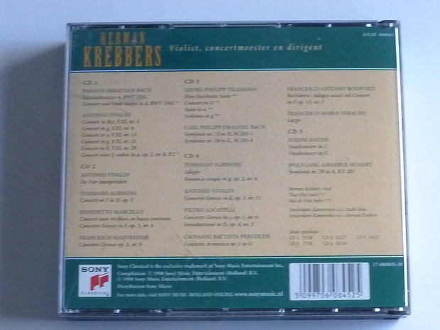 Herman Krebbers - Violist, concertmeester en dirigent (5 CD)