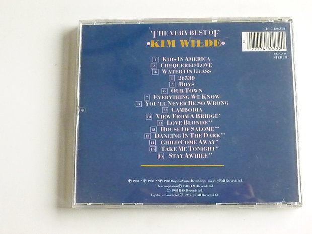 Kim Wilde - The very best of