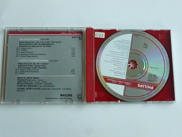 Schubert - Forellenquintett / Beau Arts Trio