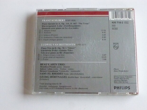 Schubert - Forellenquintett / Beau Arts Trio