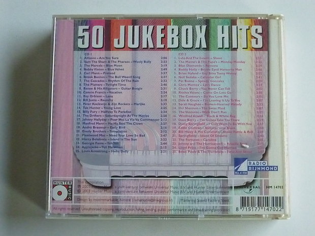 50 Jukebox Hits - Het beste uit 15 jaar Radio Rijnmond (2 CD)