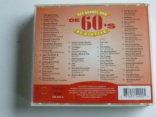 Het gevoel van de 60's De Sixties (2 CD)
