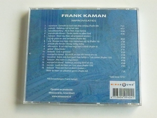 Frank Kaman - Improvisaties / Martinikerk Doesburg