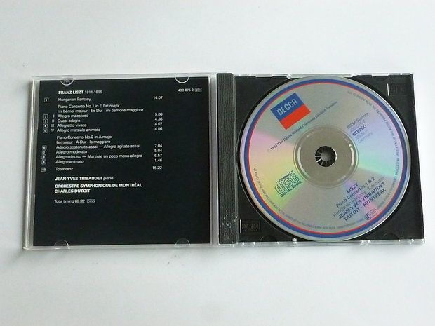 Liszt - Piano Concertos 1 & 2 / Thibaudet, Dutoit