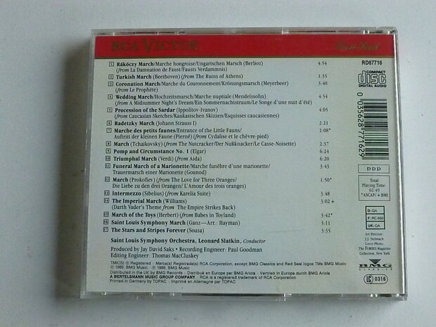 Classic Marches - Leonard Slatkin / Saint Louis Symp. Orch.