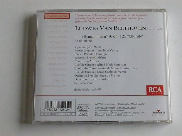 Beethoven - Symphonie 9 / Erich Leinsdorf